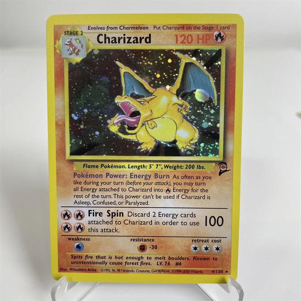 Holographic PKM Collection Cards PTCG Proxy Card Blue Core Paper Card Kids PKM Vaporeon/SnorlaxDragonite/Blastoise