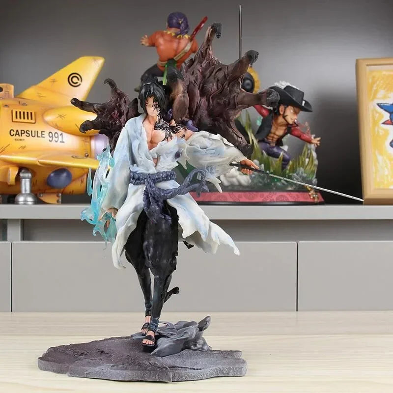 Naruto Tiemu Uchiha Sasuke Anime Figure 24cm GK Action Figurine Pvc Statue Model Doll Collectible Desk Decora Toy Christmas Gift