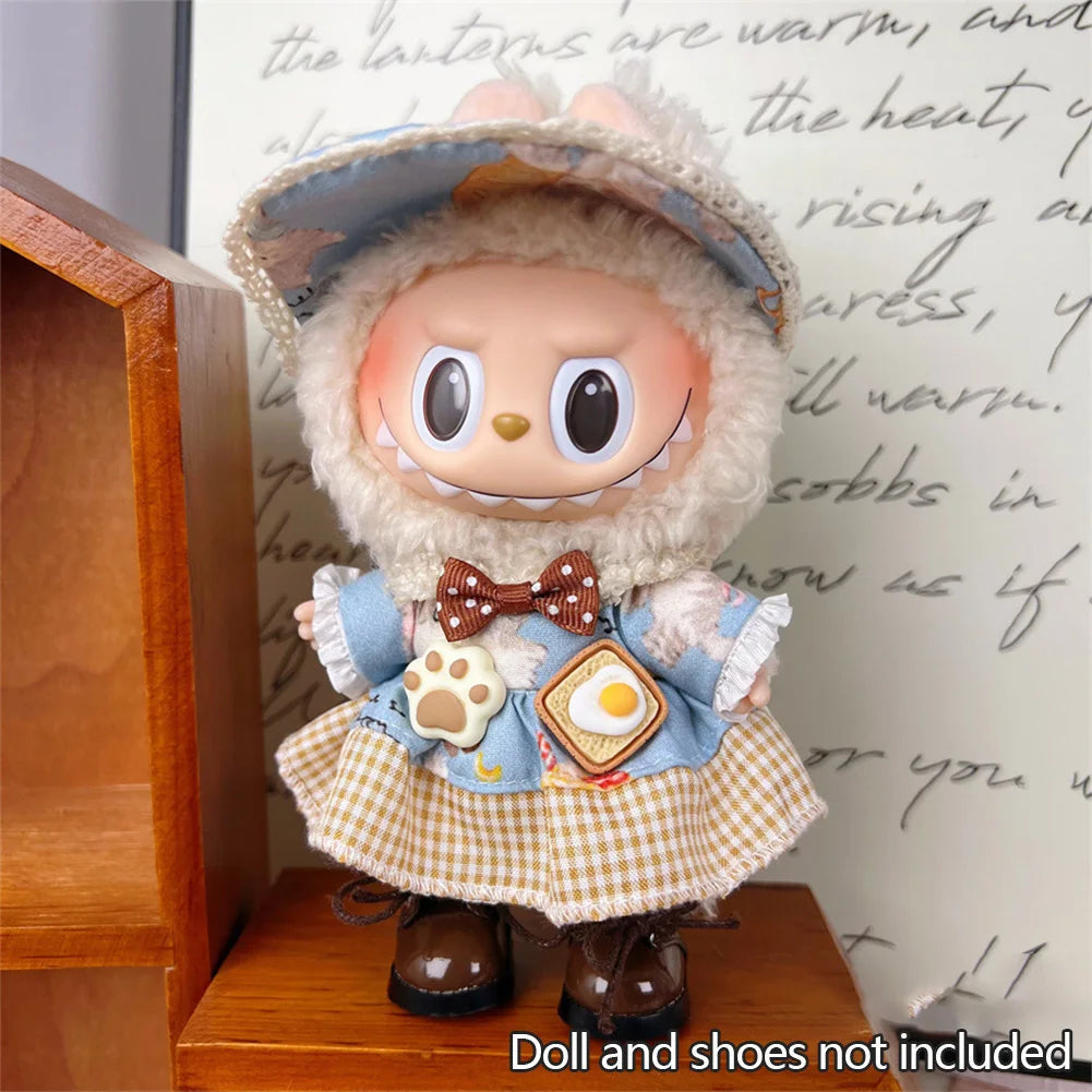 For 17cm Labubu Set High-Quality Clothes Set Multiple Styles Doll Accessories Labubu Clothes