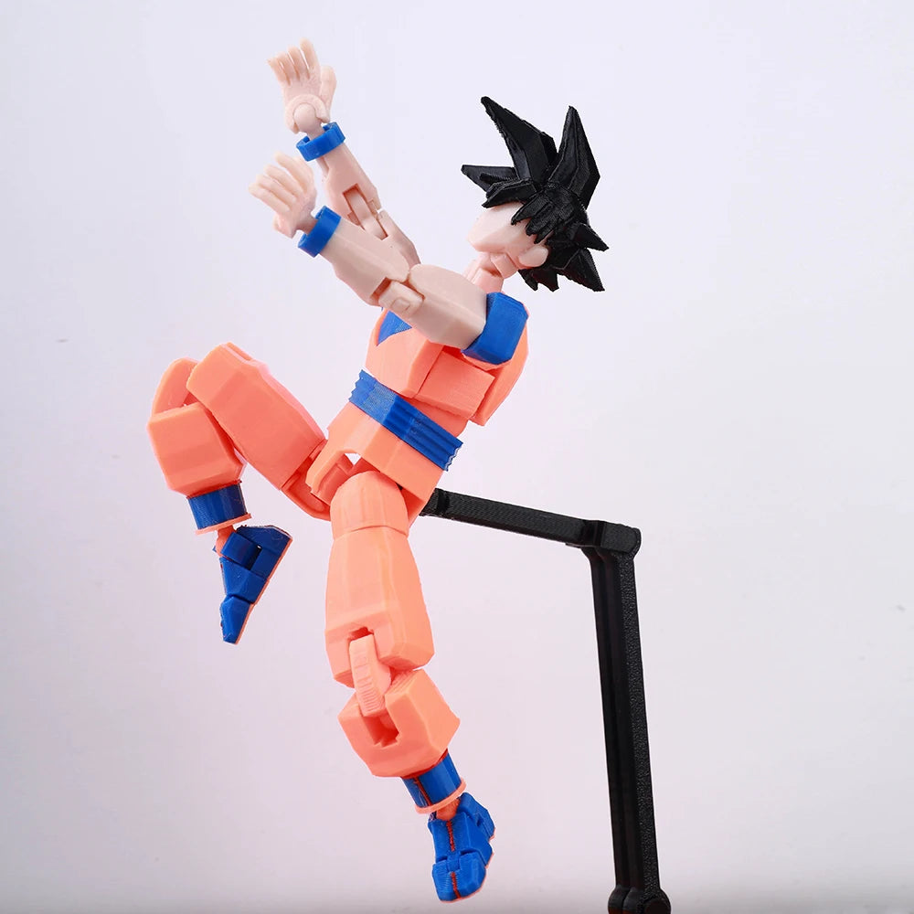 VIP-Dropshipping 9L3D Printed Anime Characters Lucky Dummy 13 Action Figures Multi-Jointed Movable Shapeshift Mannequin Toys