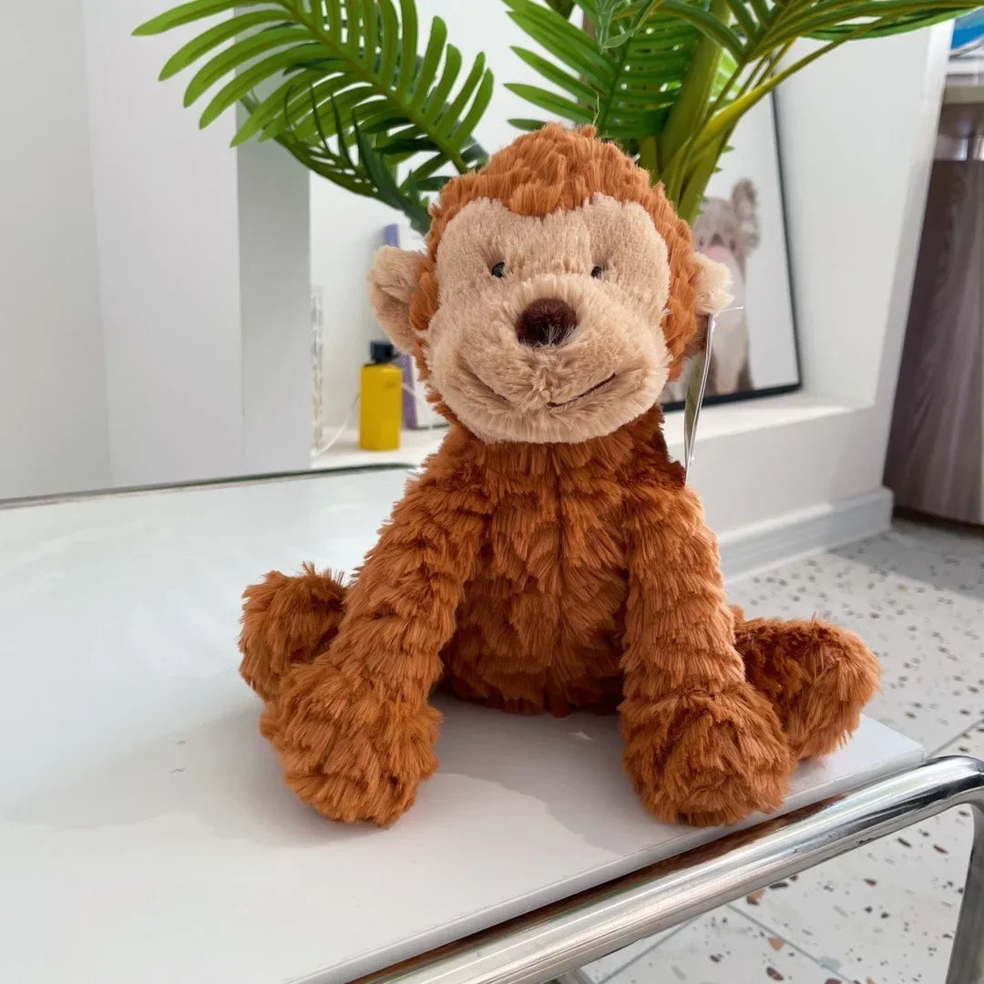 Jellycat With Tags Wavy Monkey Baby Cute Soothing Toy Children's Birthday Holiday Gifts For Children And Girls Stuffed Doll Plus