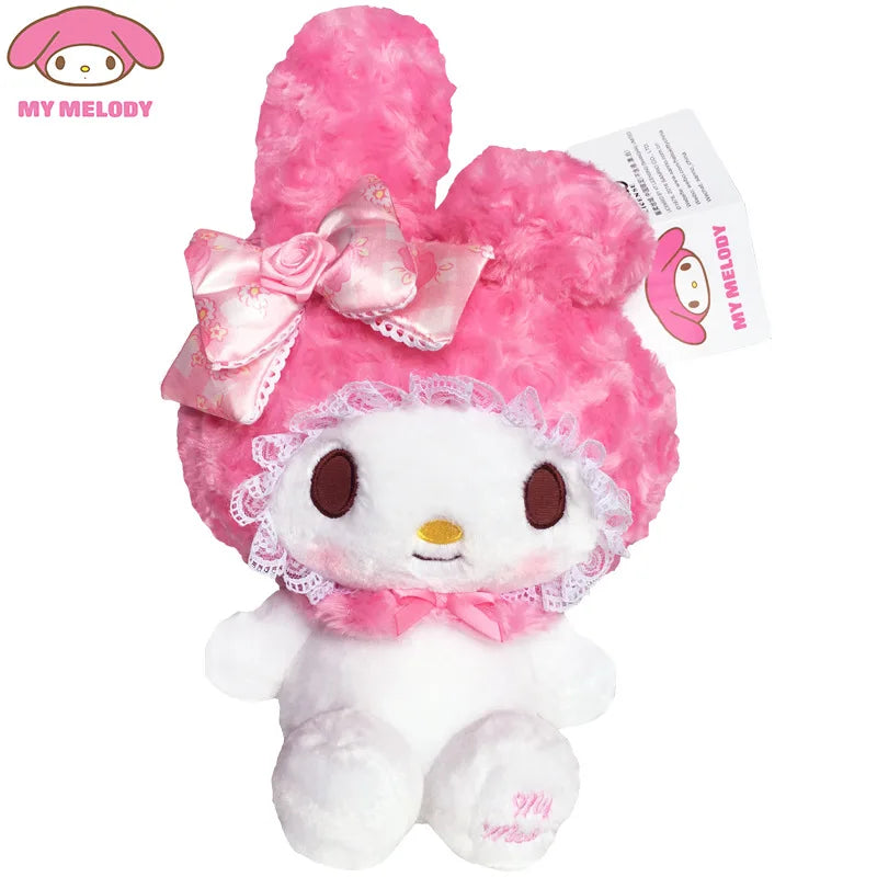 30cm Hello Kitty Plush Doll Kids Toy Home Decor Sleeping Accompany Comfort Doll Girls Gift Sanrio My Melody Plushie Peluche Doll