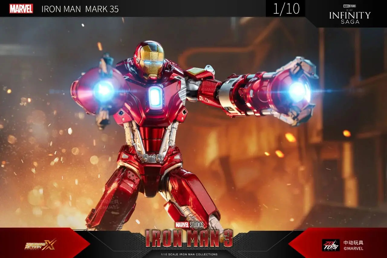 ZD Toys Iron Man Action Figure Iron Patriot MK1-7 MK17 MK33 MK85 MK30 War Machine Legends Avengers Tony Stark Collect Toy Gift