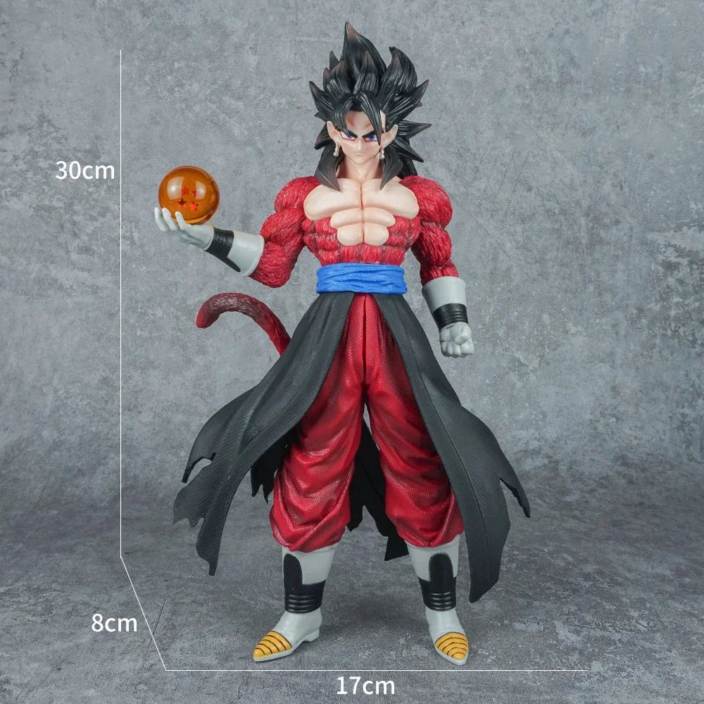 30cm Anime Dragon Ball Gogeta Ssj4 Figure Super Saiyan 4 Son Goku Vegeta Figurine PVC Action Figures Model Toy for Children Gift