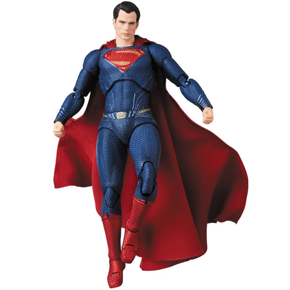 16cm DC Superman MAFEX 057 Justice League Super Man Action Figure Collection Model BJD Gift Toys