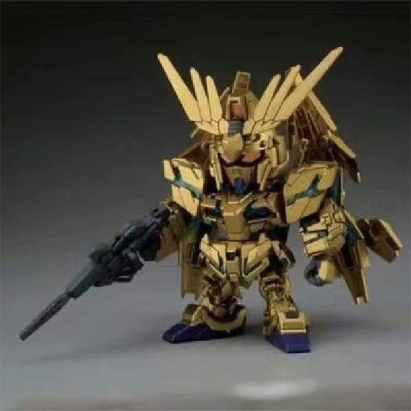SD GUNDAM Animation Game Peripheral Toys SD UNICORN BANSHEE WING Assembly Toy Anime Figures Action Movable Model Collection