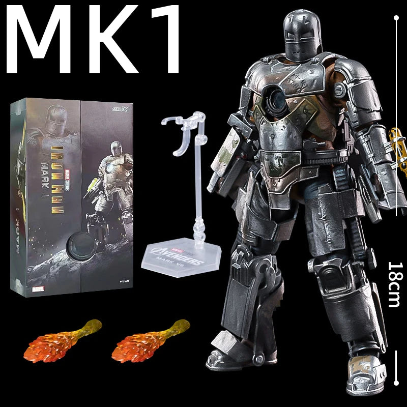 ZD Original Iron Man Legends Mk42 War Machine MK1 MK2 MK3 MK4 MK5 MK6 MK7 Spider Man Avengers Infinity War Action Figure