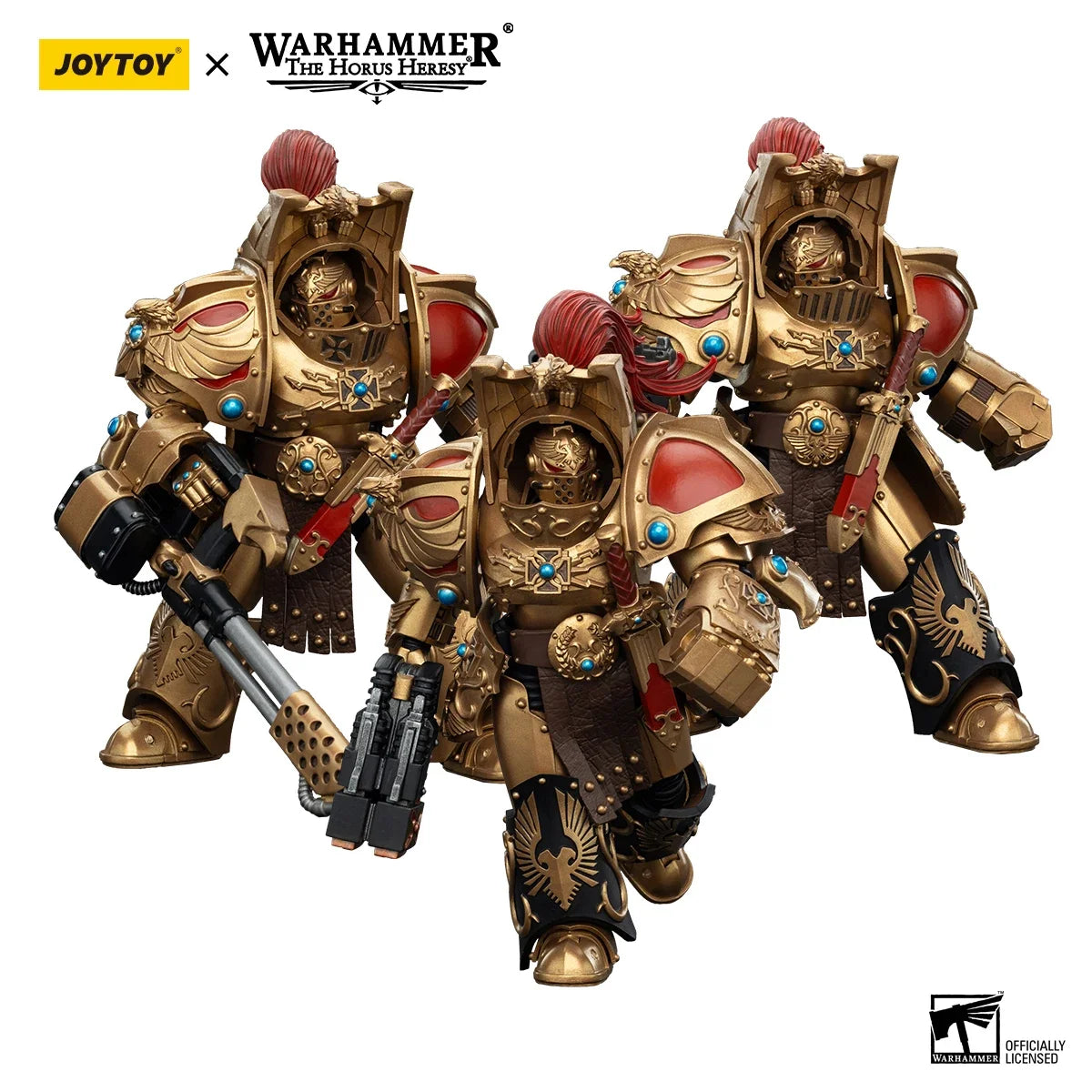JOYTOY Warhammer 30k 1/18 Action Figures Legio Custodes Aquilon Terminator Squad Toy Collection Figure