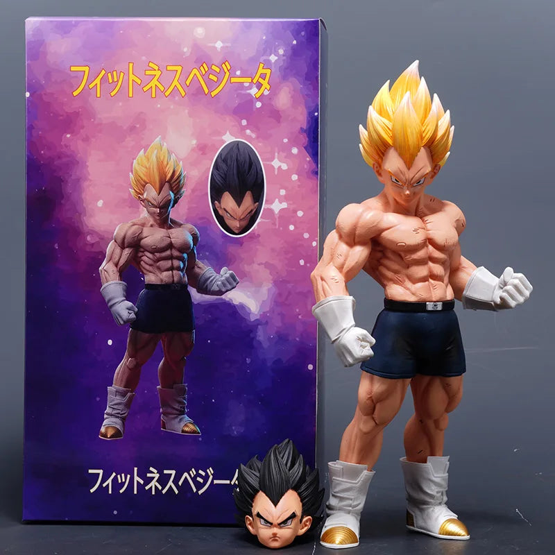 28cm Dragon Ball Z Vegeta Figure Gravity Training Vegeta Action Figures Pvc Statue Collection Decorate Model Toys For Kids Gifts