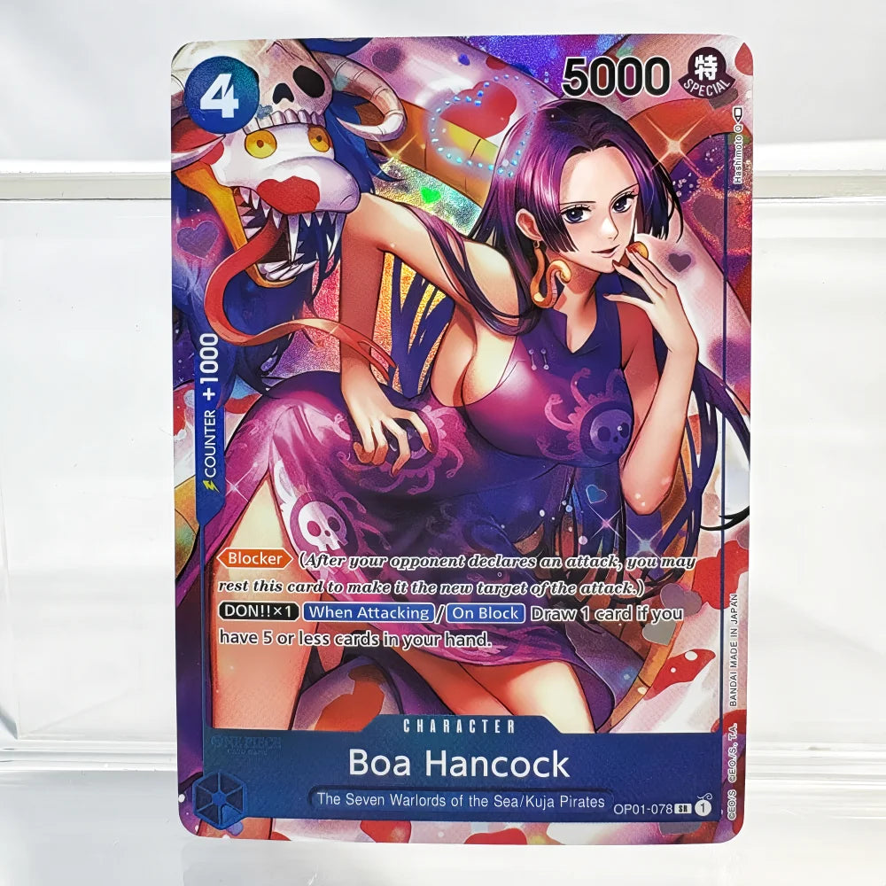 Anime One Piece OPCG Card English Version Shanks/Monkey.D. Luffy/Portgas.D. Ace Game Anime Collection Proxy Cards