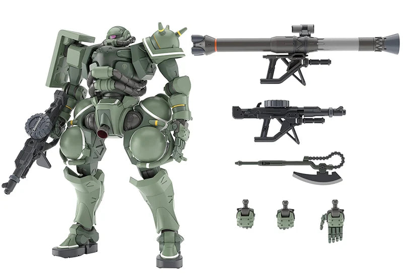 BANDAI HG 1/144 Gundam GQuuuuuuX MS-06 Zaku  Anime Action Figures Assembly Model Collection Toy