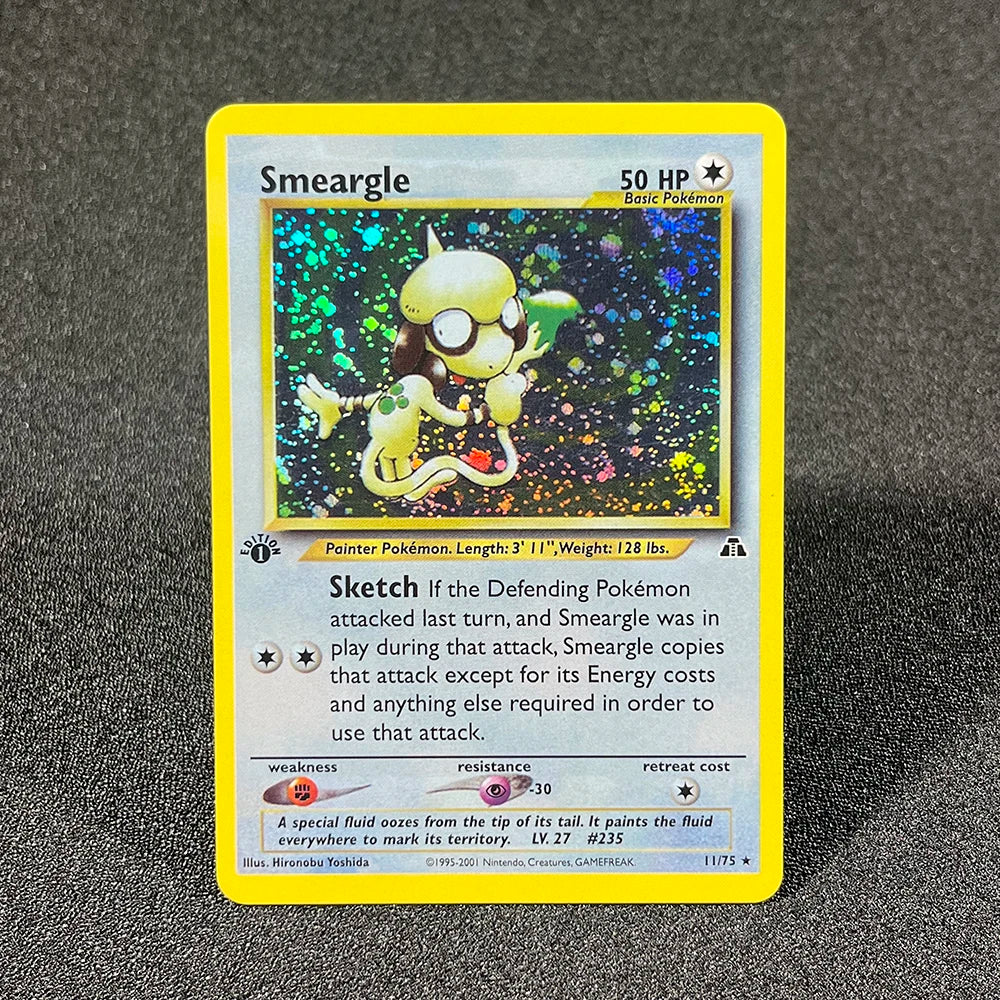 PKM Cards 1996 Years 1st Gym Set English Cards PTCG Charizard Blastoise Venusaur Game Anime Collection Cards Gift Toy Proxy Card