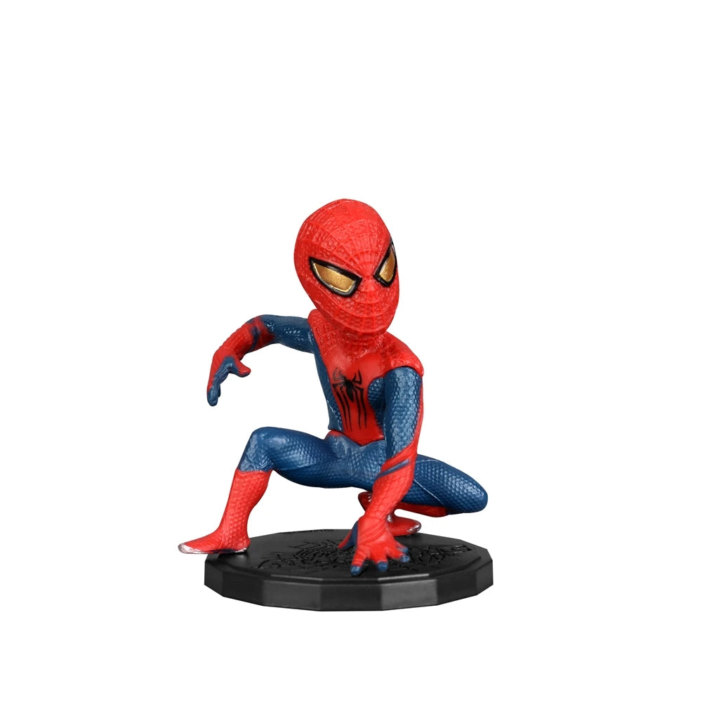 Disney Movie Superhero Spider 4pcs/Set 6-8cm Action Figure Anime Decoration Collection Figurine Mini Doll Toys Model Children