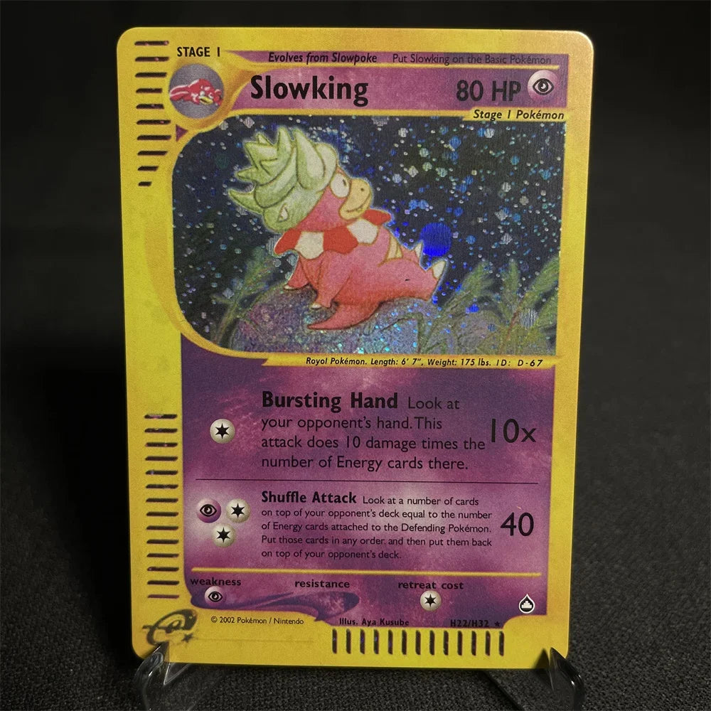 Pokemon Cards Shining Card E-Card Series Vileplume Arcanine Gengar Suicune Game Collection Cards Toys Gifts Proxy Card
