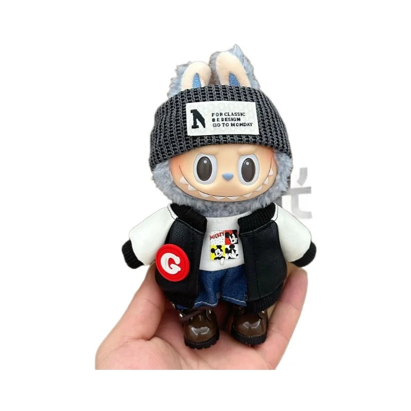 Labubu Baby Clothes 17cm Labubu Cloth Clothes Blind Box No Doll Skirt Set Cute Dress Changing Toys Cross border Wholesale