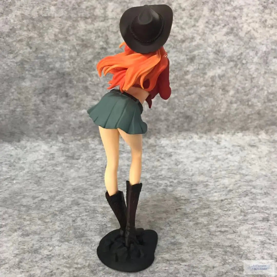 18CM Anime One Piece Figure Pvc Cowboy Nami Action Collectible Model Decorations Doll Toys Model Toy Collection