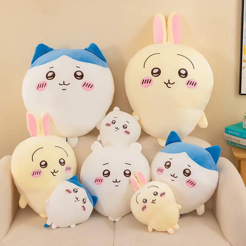 20CM Cartoon Chiikawa Doll Lambda Usagi Series Doll Hachiko Self-deprecating Bear Plush Toy Pillow Cushion Appease Toys