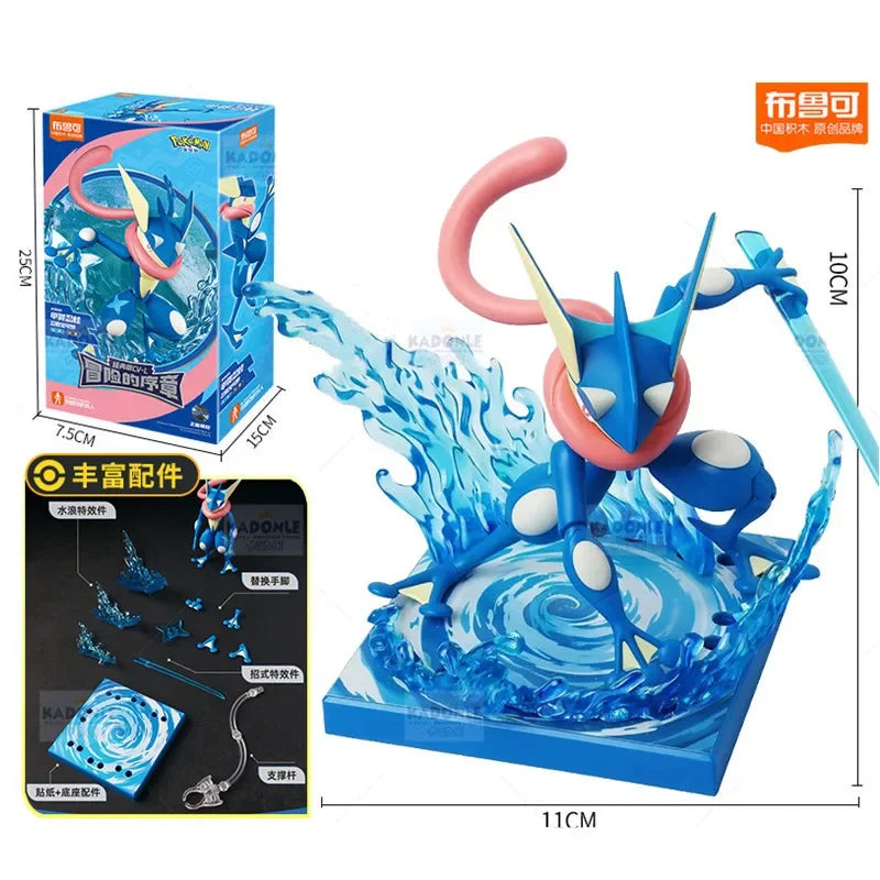 POKEMON Ceruledge Charizard Greninja Meowscarada Building Blocks Pokémon Special Effects Action Figure Toy Gift