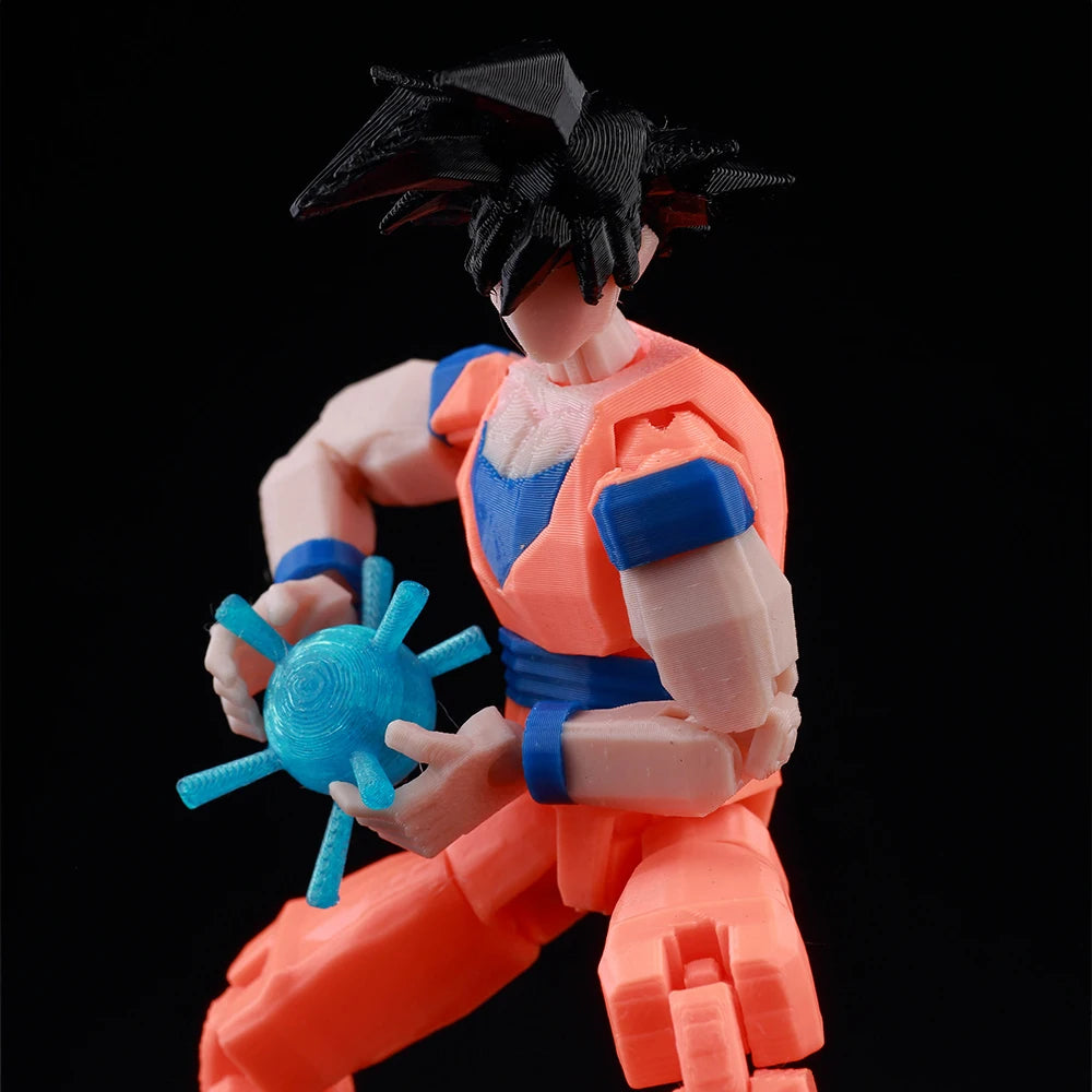 VIP-Dropshipping 9L3D Printed Anime Characters Lucky Dummy 13 Action Figures Multi-Jointed Movable Shapeshift Mannequin Toys