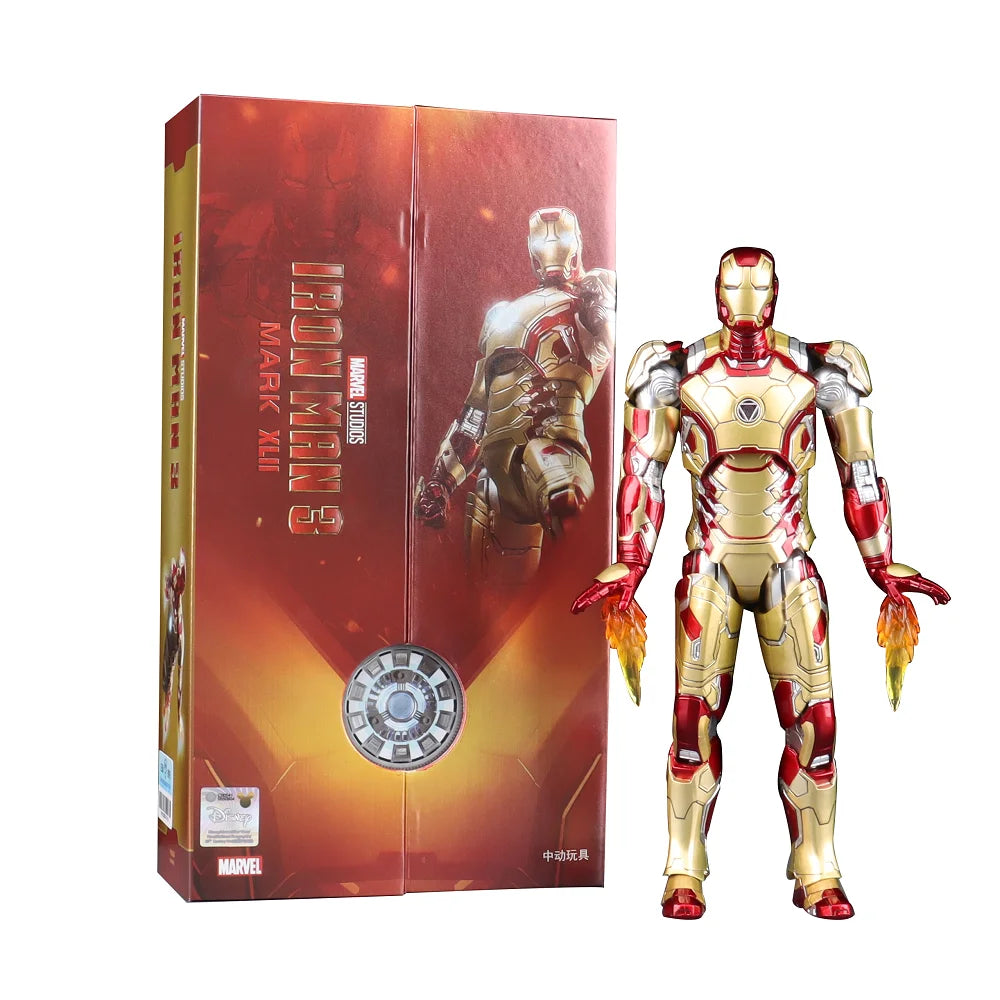 ZD Toys Iron Man Action Figure Iron Patriot MK1-7 MK17 MK33 MK85 MK30 War Machine Legends Avengers Tony Stark Collect Toy Gift