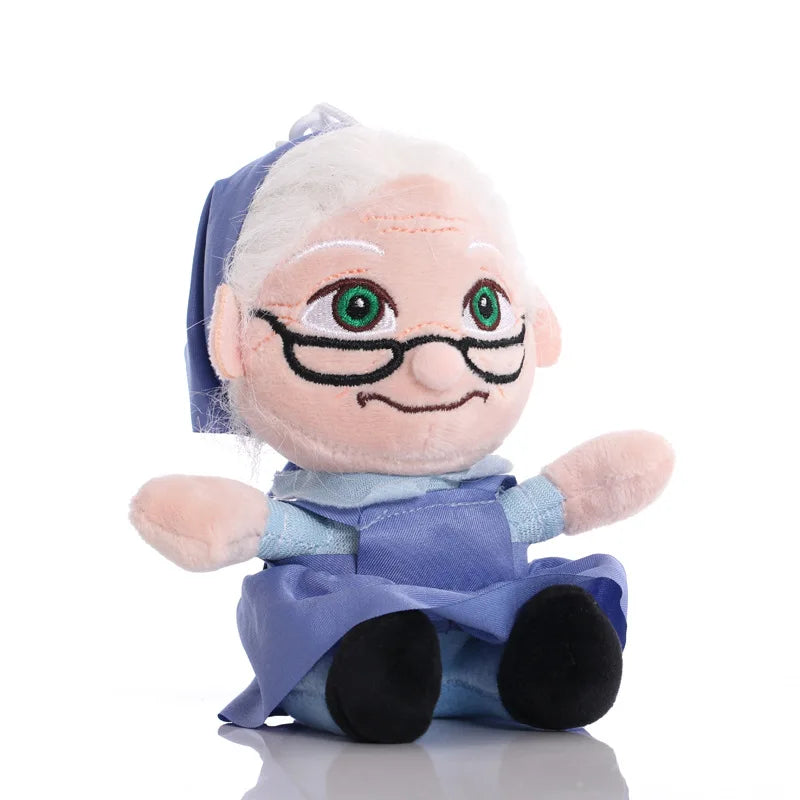 Disney Pixar Movie UP Plush Toys Cartoon Carl Grandfather Grandmother Stuffed Doll Toy For Children Brinquedo Gifts