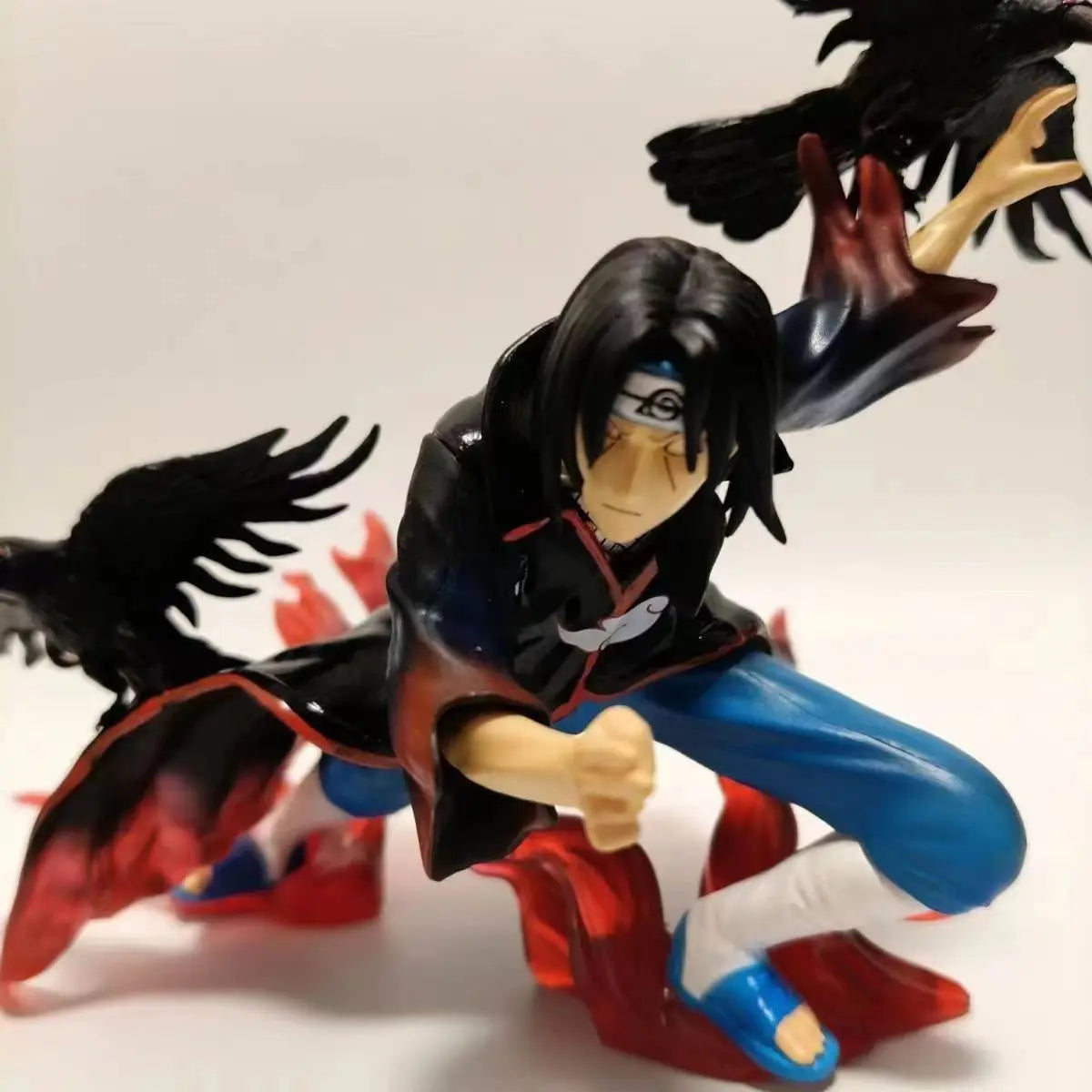 Naruto Anime Subduction Itachi Uchiha Action Figure Raven Itachi PVC Model Collection Toys for Kids Gift