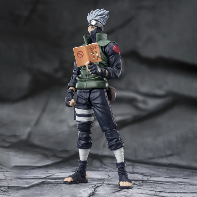 Shf Naruto Hatake Kakashi Action Figure PVC Collection Anime Naruto Shippuden Namikaze Minato Figurine Movable Model Toys Gifts