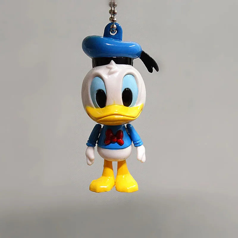 Disney Mickey Mouse Minnie Stitch Cartoon Figure Keychain Collection Cute Doll Bag Car Pendant Decoration Friends Birthday Gift