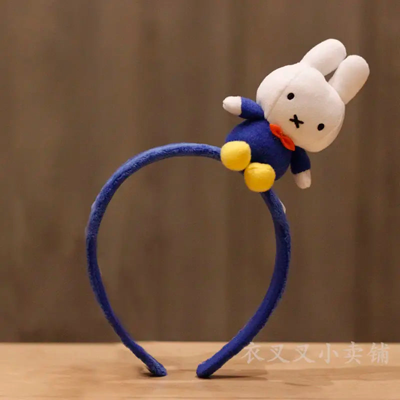 Miffy Plush Pendant Girl Bakery Kitchen Doll Baby Bag Kawaii Student Decorate Decorate Keychain Creative Rabbit Easter Gift