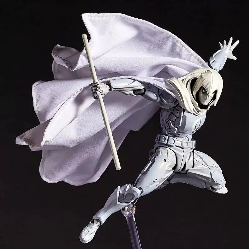16cm Moon Knight Figure Revoltech AMAZING YAMAGUCHI Avengers  Marc Spector Action Figurine Collection Ornament Model Toys Gifts