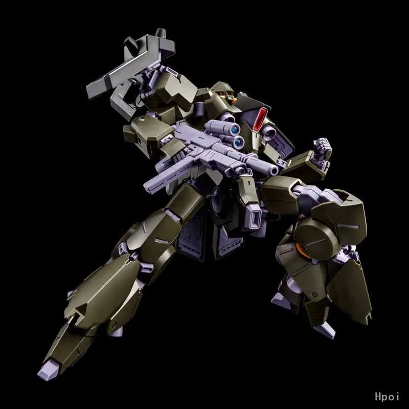 Bandai Original MODEL KIT GUNDAM HG REBEN-WOLF Anime Action Figure Assembly Model Toys  Model Gifts for Boys Foam Box Packing