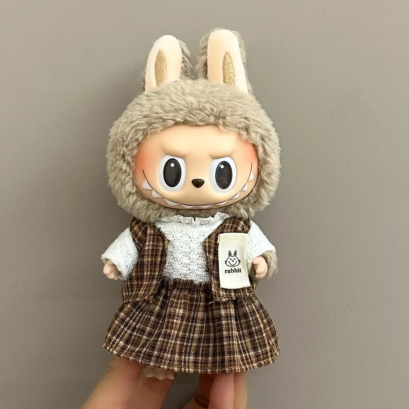Labubu Baby Clothes 17cm Labubu Cloth Clothes Blind Box No Doll Skirt Set Cute Dress Changing Toys Cross border Wholesale