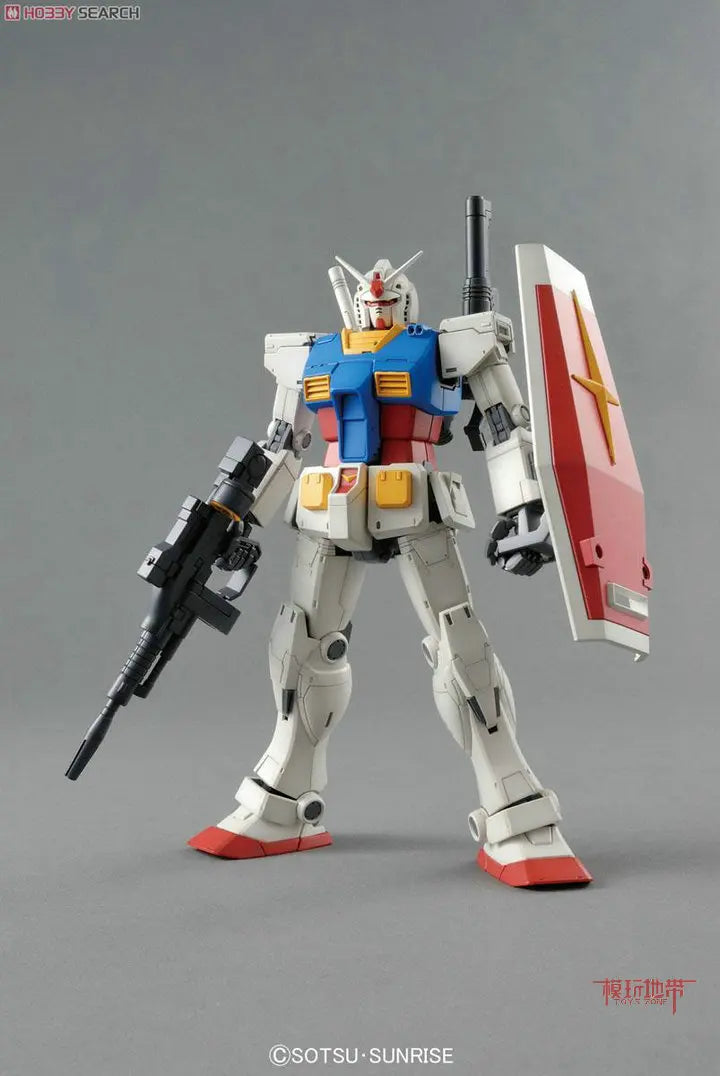 BANDAI Original MG 1/100 Model RX-78-2 GUNDAM THE ORIGIN VERSION Assemble Model Action Figures
