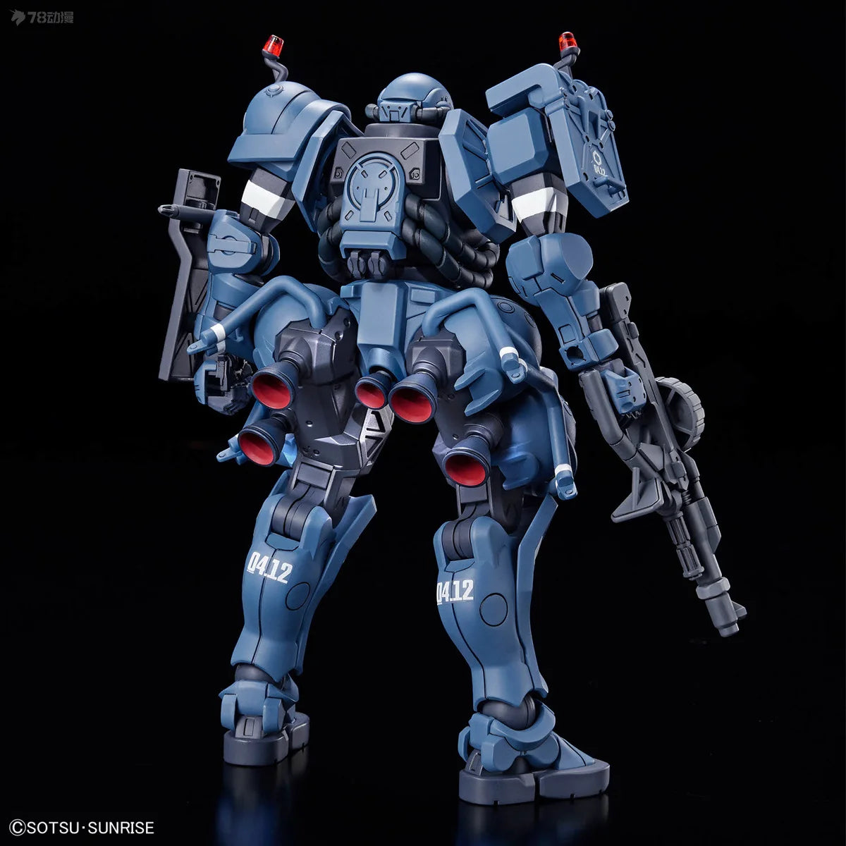 Bandai HG 1/144 HGUC Gundam Gquuuuuux POLICE ZAKU Model Kit Anime Fighter Assembly Model Anime Action Figure Toy Gift for kid