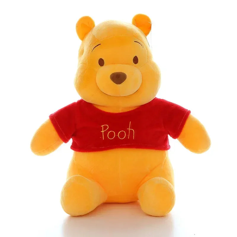 Disney Winnie The Pooh Plush Doll Toy Cartoon Prone Posture Winnie Pooh Bear Soft Stuffed Toy Pillow Kids Xmas Birthday Gifts