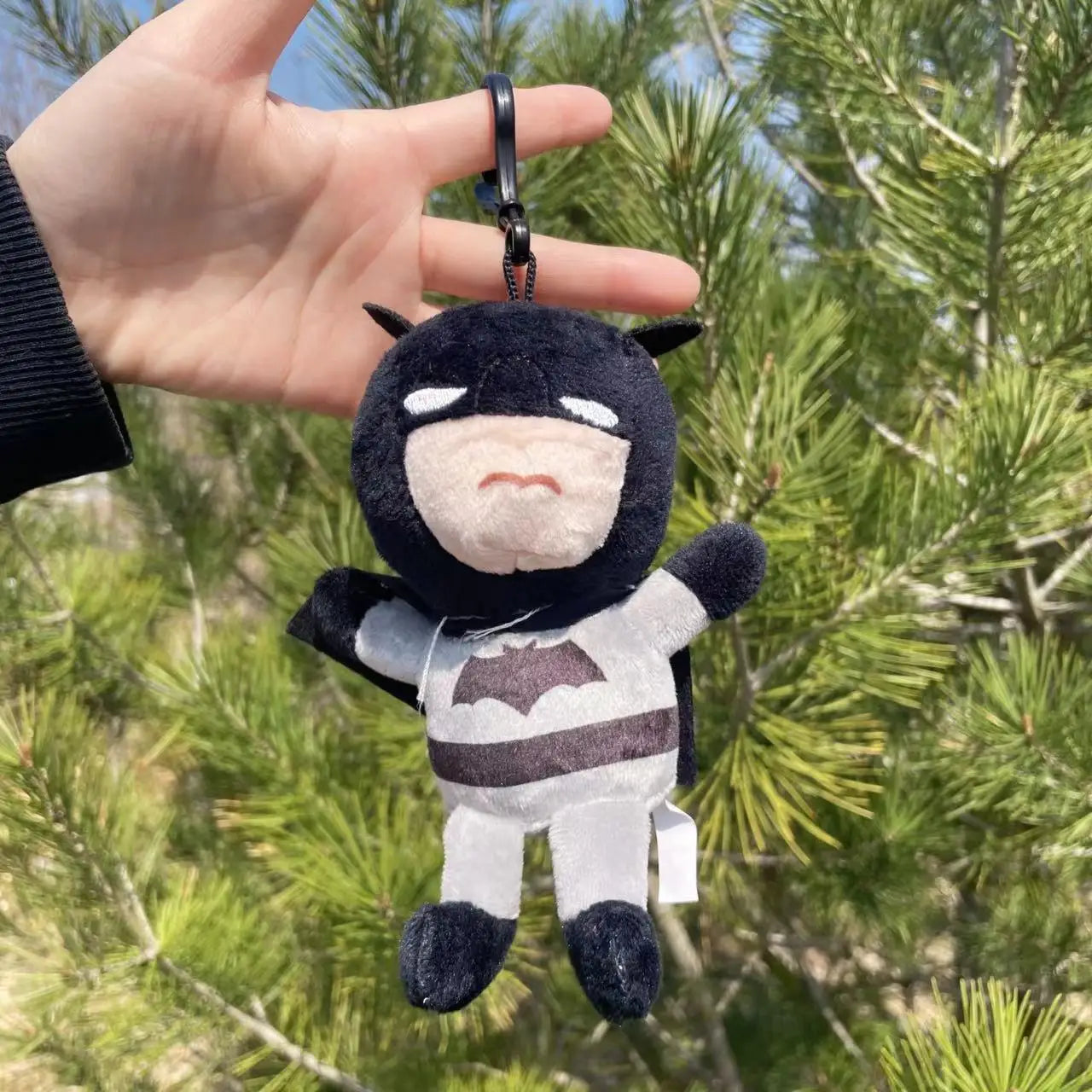 15cm Super Hero Spider-Man Superman Captain America Plush Keychains  Small Pendant Hangings Christmas Birthday Gifts For Kids