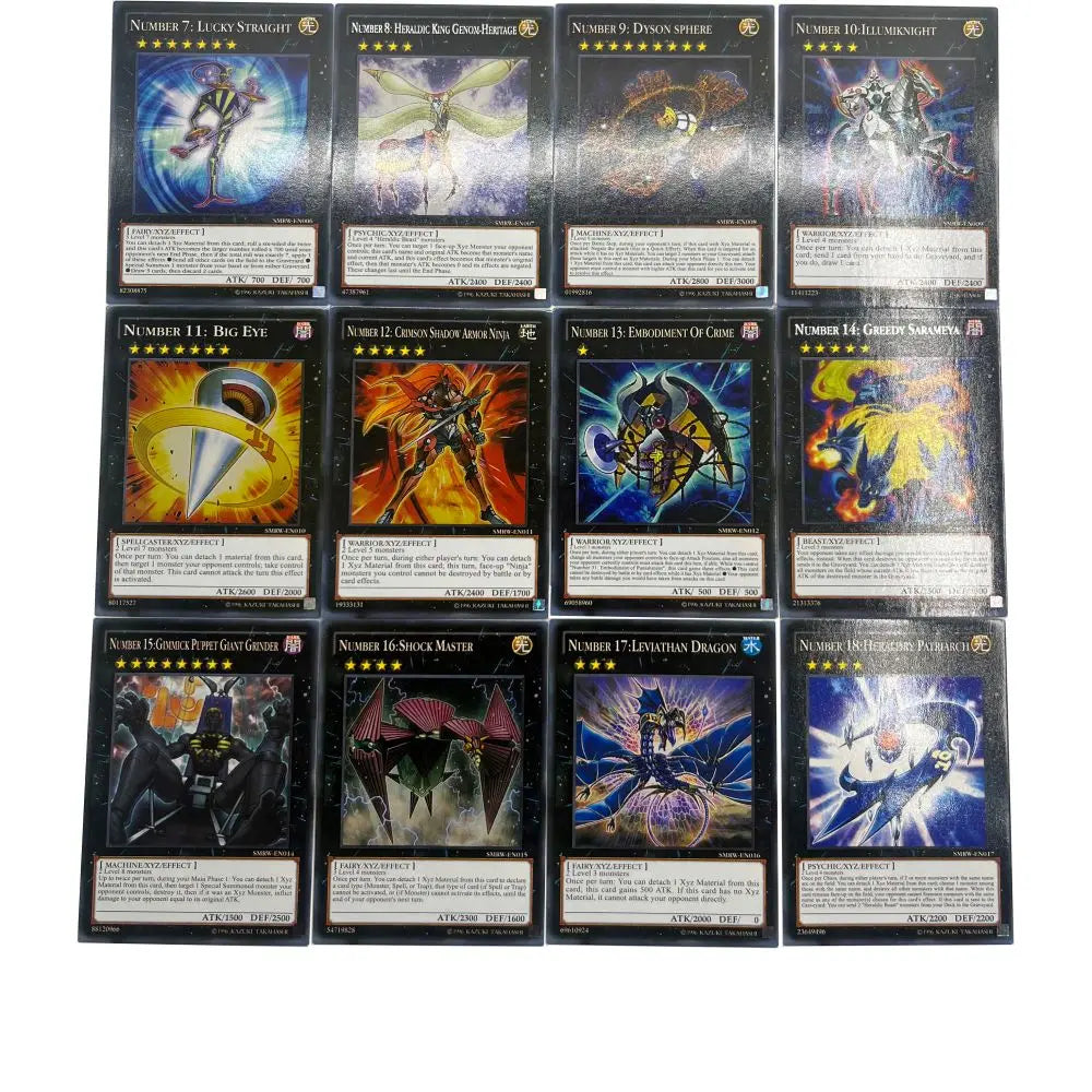 Yu-Gi-Oh Deck 706 NO COLLECTION PACK1 English Holographic Golden White Dragon Duel Game Collection Card with Tin Box