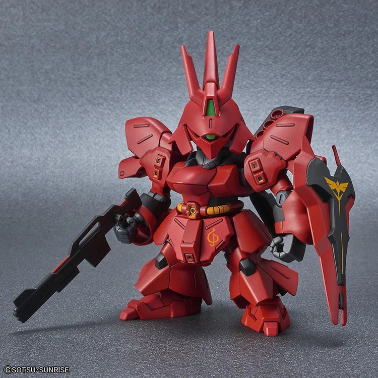 BANDAI SD Gundam EX Standard MSN-04 SAZABI Gundam Model Kit Assembly Strike Freedom Unicorn Wing GUNDAM Action Figures Original