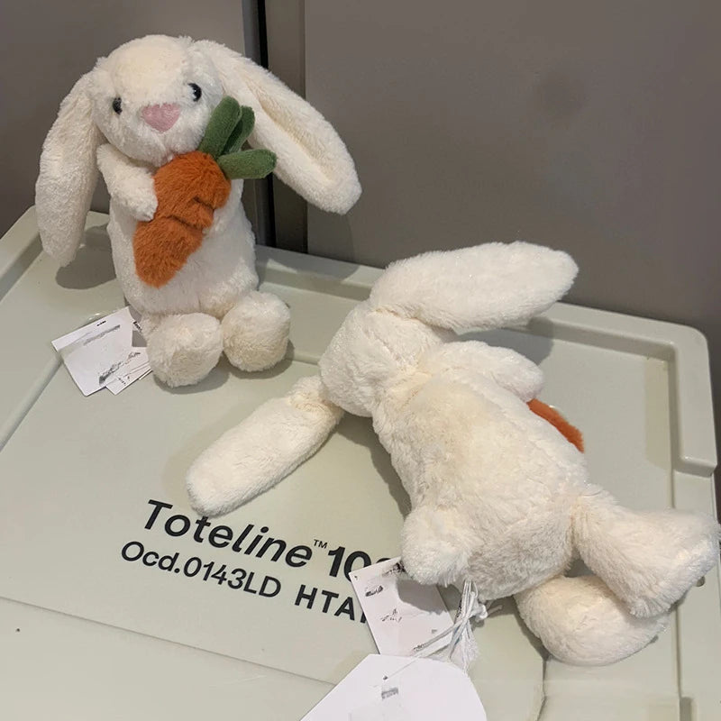 Jellycat with tags Hugs Radish Rabbit Cute Plush Children's Soothing Doll Valentine's Day Friend Holiday Gift Stuffed Animal