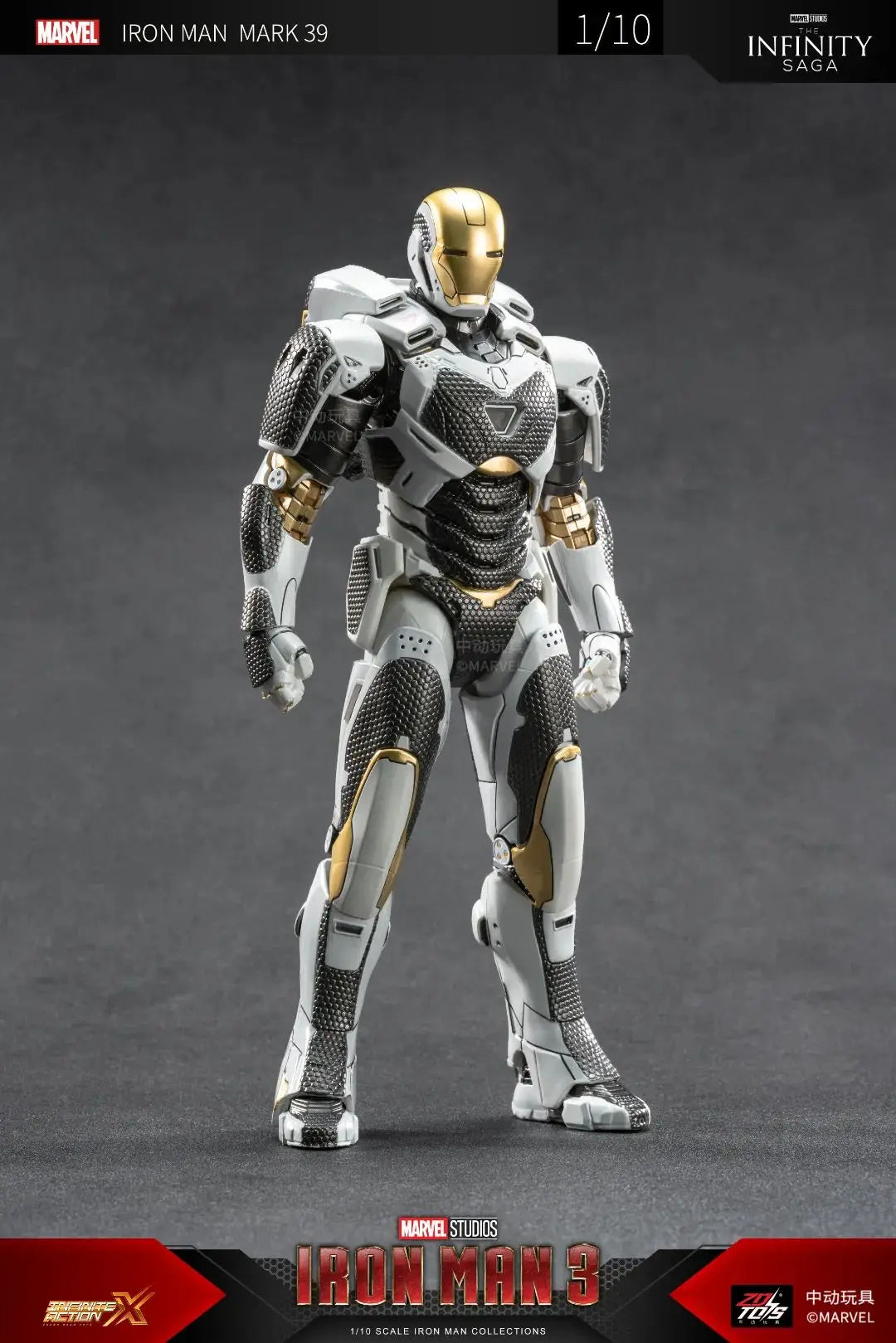 ZD Toys Iron Man Series Blacklash Figures 1/10 MK33 MK39 MK17 MK21Action Figurines Movie Statue Model Adult Collect Gift