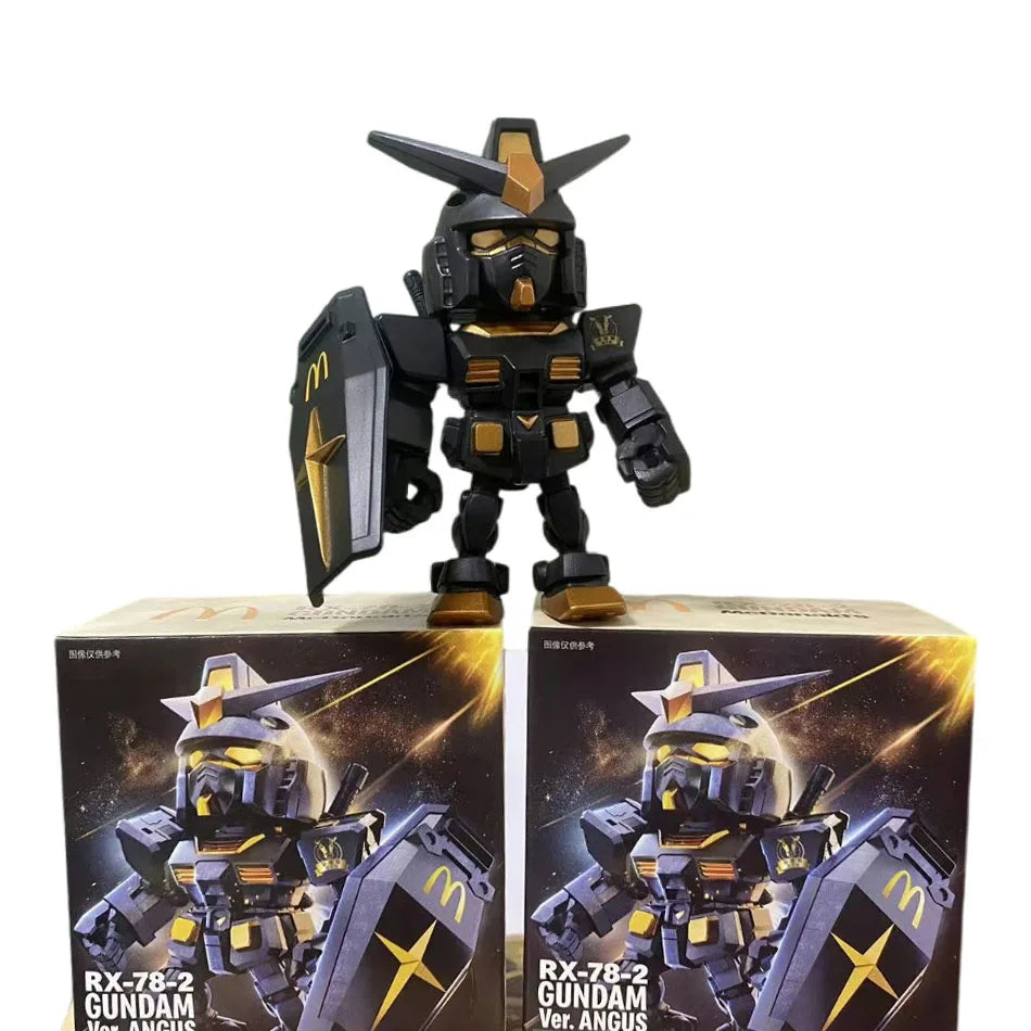 Mcdonald Gundam Figure Qmsv Rx-78-2 Ver Angus Mobile Suit Action Figurine Collectible Model Doll Statue Robot Kits Toys Gifts