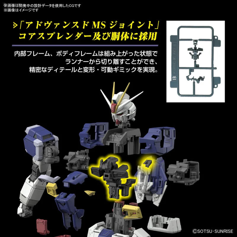 Spot Direct Delivery Bandai Original Anime Collectible GUNDAM Model RG FORCE IMPULSE GUNDAM SpecⅡ Action Figure Toys For Kids