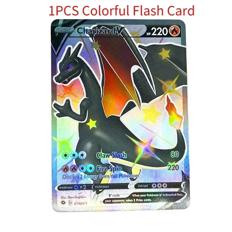 PTCG Pokemon Vmax Charizard Rayquaza Umbreon Toys Hobbies Hobby Collectibles Game Collection Anime Cards