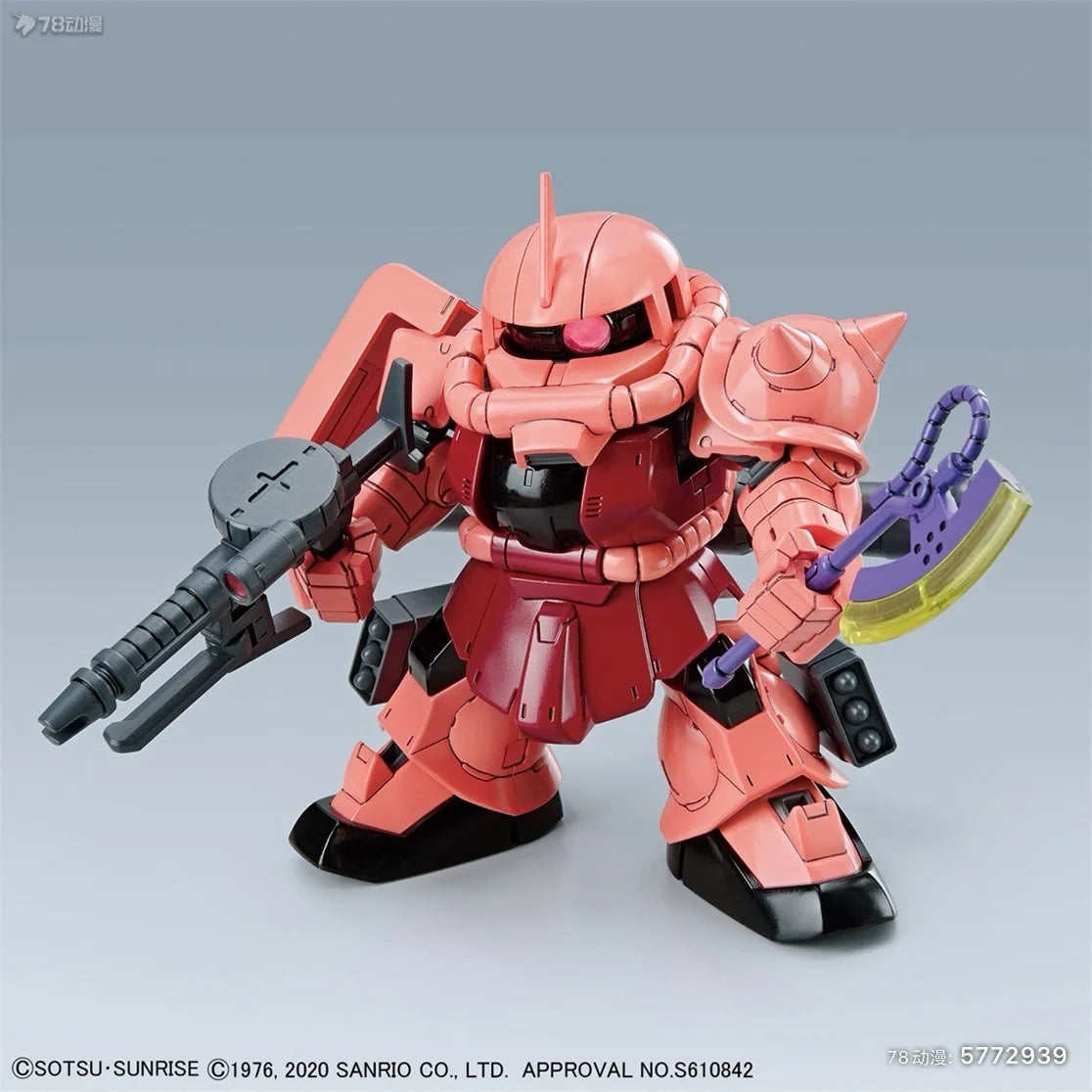 New Kt Ms-05 Zakuii Sd Anime Figures Sdcs Assembly Model Statue Action Figure Doll Collection Decor For Kids Toys Gifts