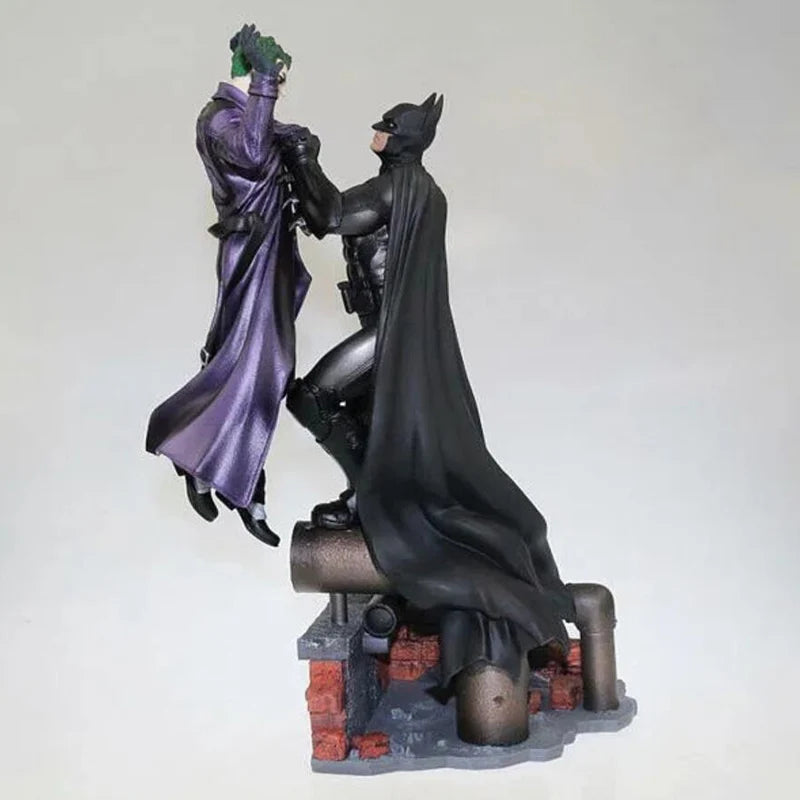 Batman VS Joker Action Figure Arkham Comic Anime Bruce Wayne Joker Figure With Base Big Statue Collection Model Halloween Gifts