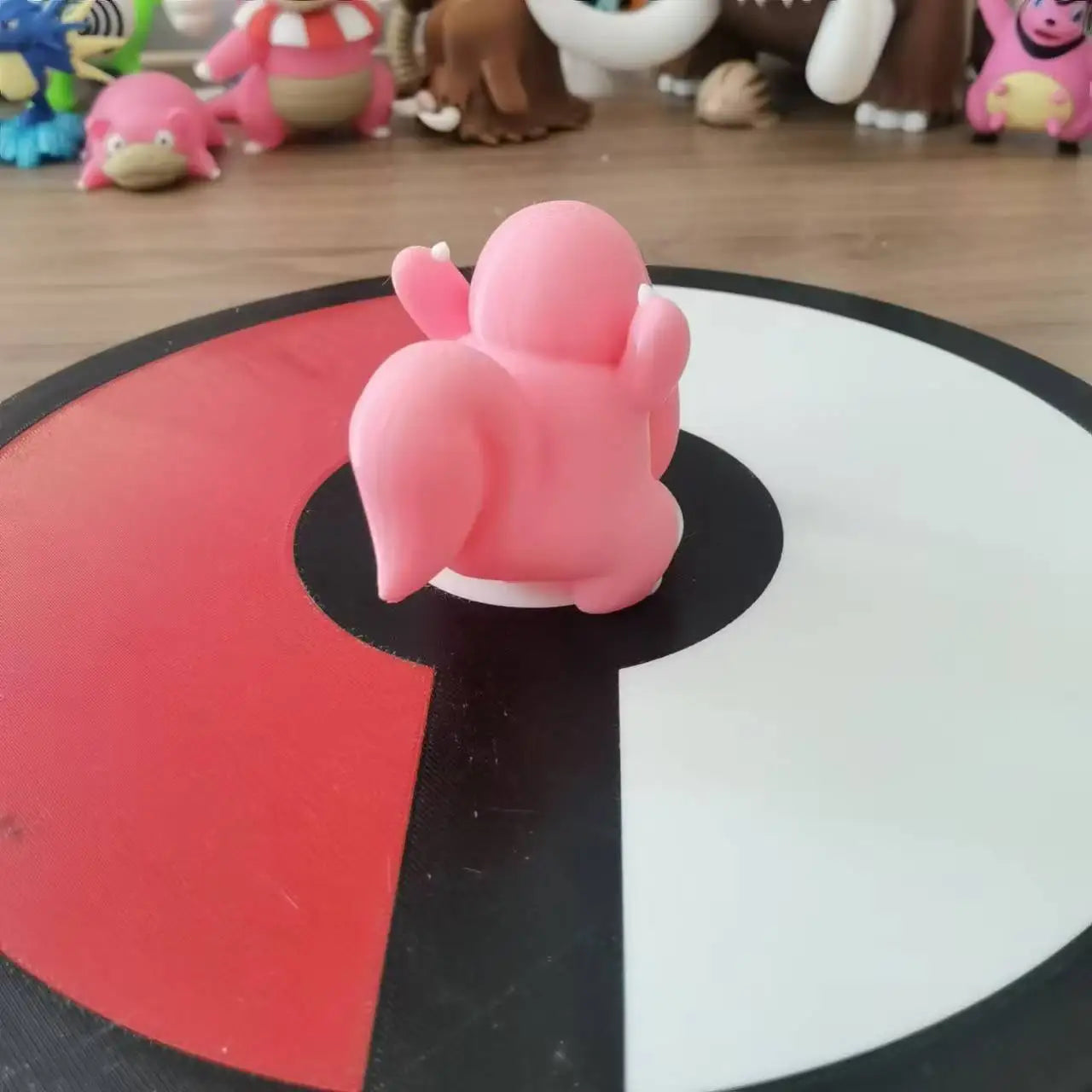 Pokemon Anime Figures Lickitung Proportion World 1:20 Diy 3d Printing Cute Cartoon Character Desktop Model Kids Birthday Gifts