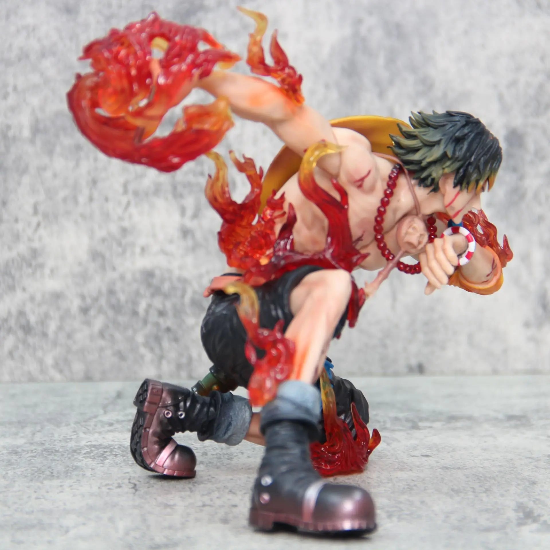 16cm One Piece Anime Ace Figure Action Figurine The Top War Portgas D Ace Action Figure Model Statue Model Collection Toys Gift