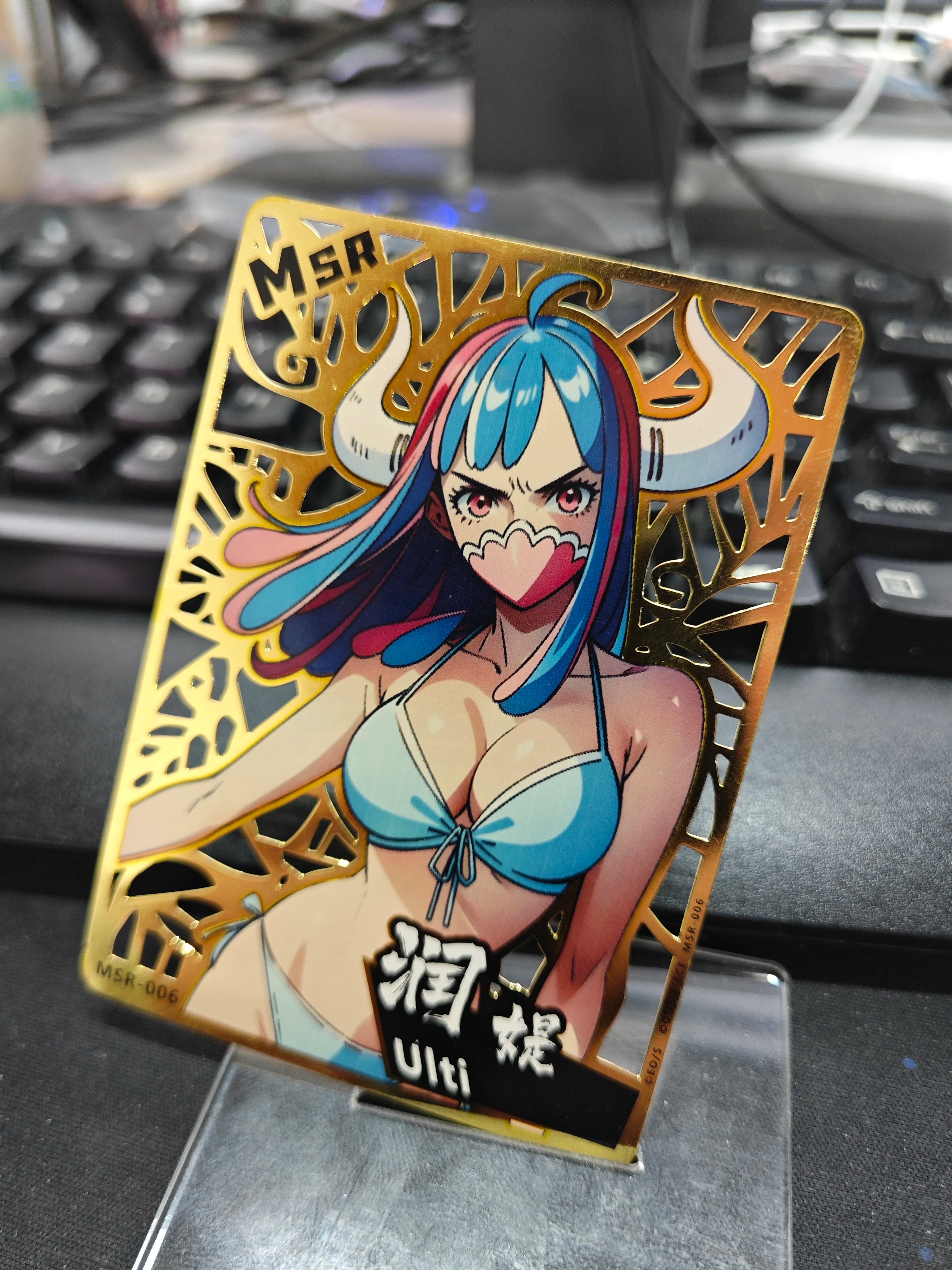 One Piece Cards MSR Metal Cards Nami Vivi Perona Uta Yamato Hancock Boy Anime Collectible Cards Christmas Birthday Present