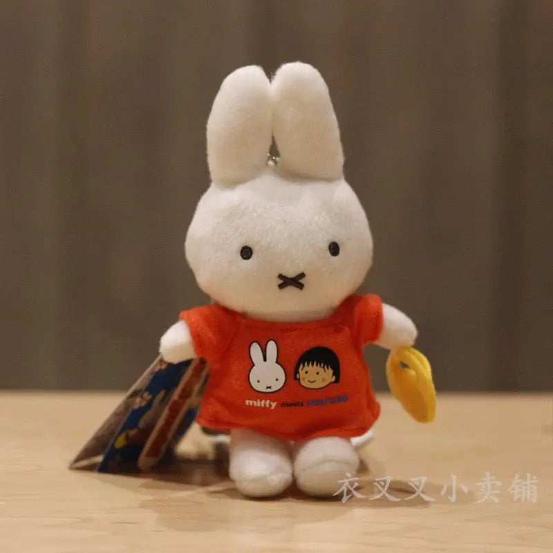 Miffy Plush Pendant Girl Bakery Kitchen Doll Baby Bag Kawaii Student Decorate Decorate Keychain Creative Rabbit Easter Gift