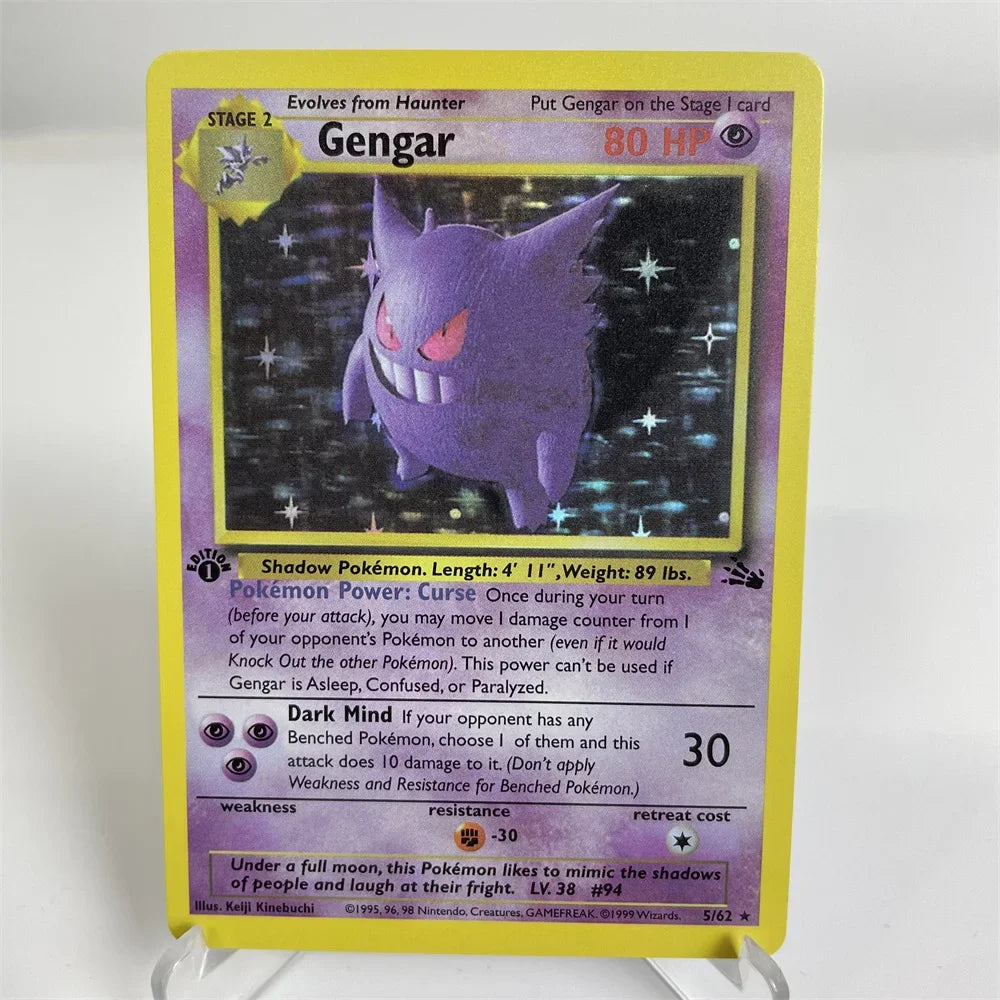 Holographic PKM Collection Cards PTCG Proxy Card Blue Core Paper Card Kids PKM Vaporeon/SnorlaxDragonite/Blastoise
